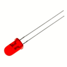 LED 5mm rot blinkend 627nm 40mcd 3,5V/3Hz-14V/