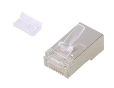 RJ45-Stecker 8pol. CAT5e fr Rundkabel geschirmt