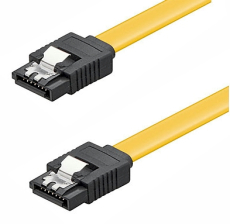 SATA Anschlusskabel 1,00M 1.5/3/6 GBit/s gelb