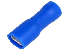 FLACHSTECKHLSE Fast-on 4.8mm 1.5-2.5 mm blau vollisoliert