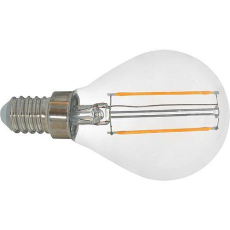 E14 230V 2,5W Led Filament Tropfenlampe klar