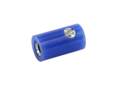 Spielwarenkupplung blau 2.6 mm schraubbar