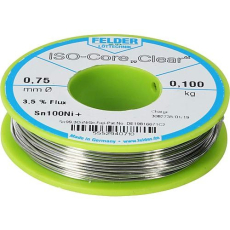 Ltzinn 100g 0,75mm Sn100Ni+ Sn99,3CuNiGe FELDER