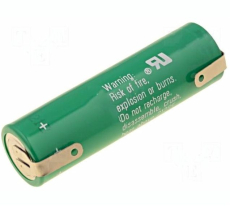 Batterie Lithium 3V AA 2000mAh mit Ltfahnen