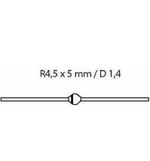 BYW72 200V 3A 100Ap 200ns Si-Diode SOD-64