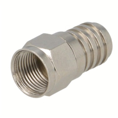 F-Stecker crimpbar fr Kabeldurchm. 6mm