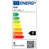 E14 230V 5W Led 450lm Kerzenlampe dimmbar klar