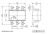 BC847BS NPN 45V 0,1A 0,2W SC88 6pin