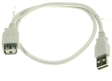 USB2.0-A Stecker/Kupplung Verlngerung 50cm Kabel