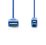 USB3.0-Stecker-A auf USB3.0-Stecker-B 2 Meter Kabel