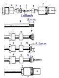 BNC-Kupplung RG58 ltbar