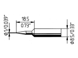 Ltspitze Ersadur 832BDLF1,0mm Bleifrei (60,80)