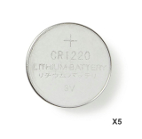 CR1220 Lithium 3V 5-Blister Nedis