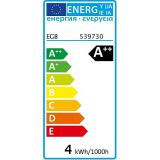 E27 230V 4,5W 480lm opal Led Filament 2700K-ww EGB