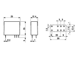 Relais 230VAC 1xUm 16A/250V 8pin AC 4061 Serie