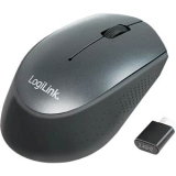 Maus optisch schwarz/grau USB-C kabellos LOGILINK ID0160 Funkmaus