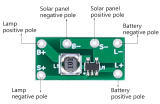 Solarladeregler fr Led an 1,2V Akku