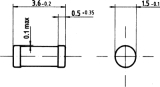 1K 0,4W 1% 0204 MiniMELF SMD Widerstand